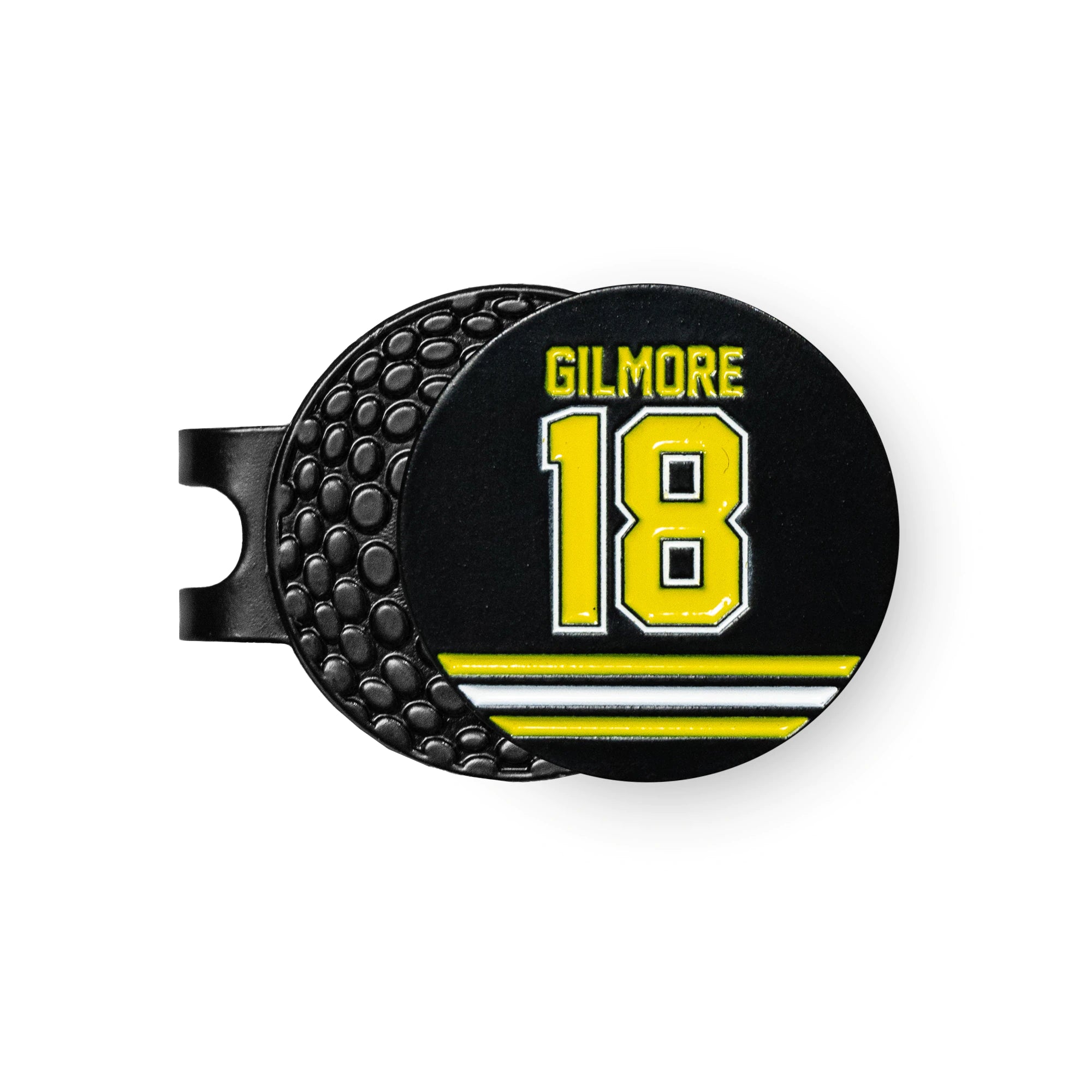 Metal Golf Ball Marker - Gilmore Stainless Steel Hat Clip