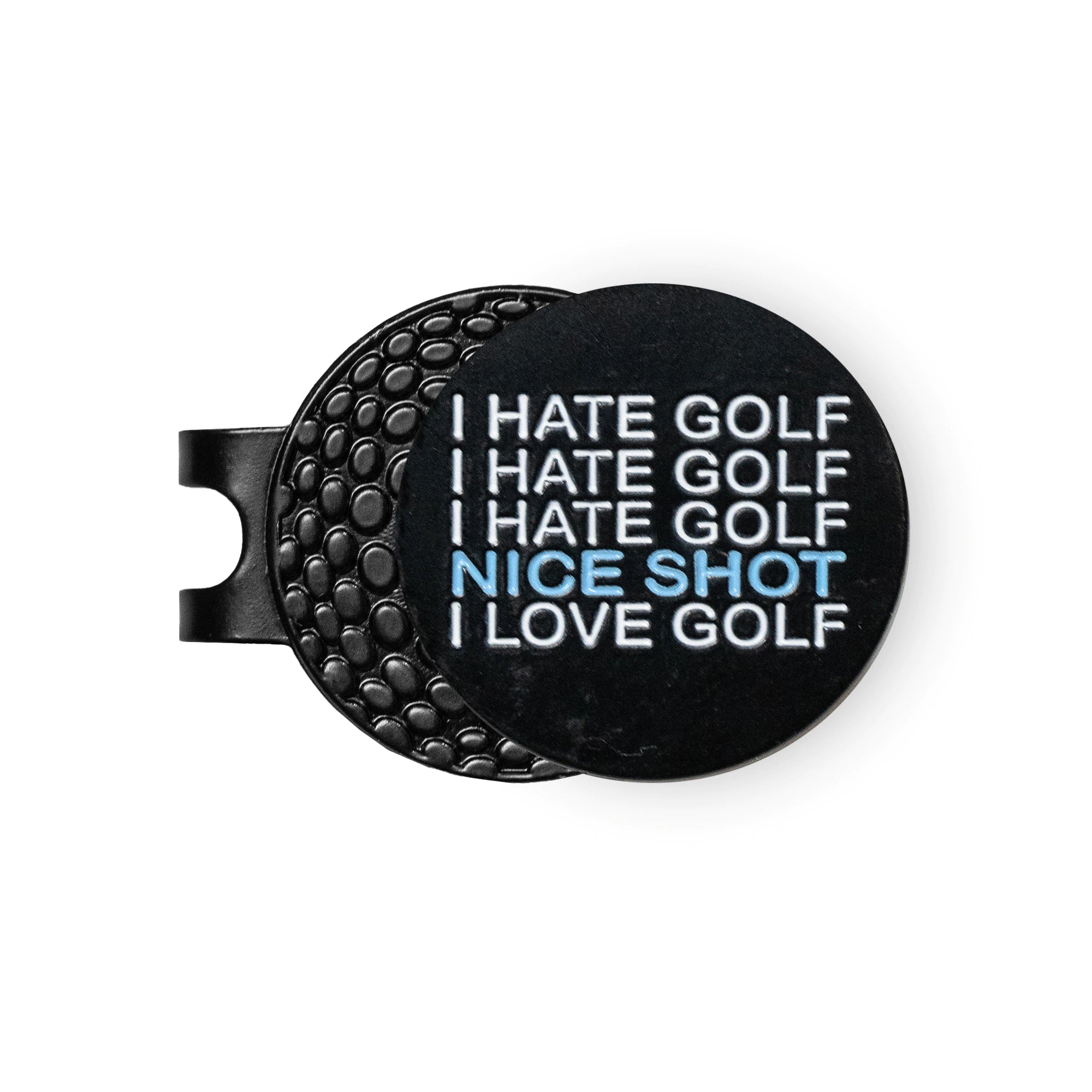 Metal Hat Clip Golf Ball Marker - Dislike Golf