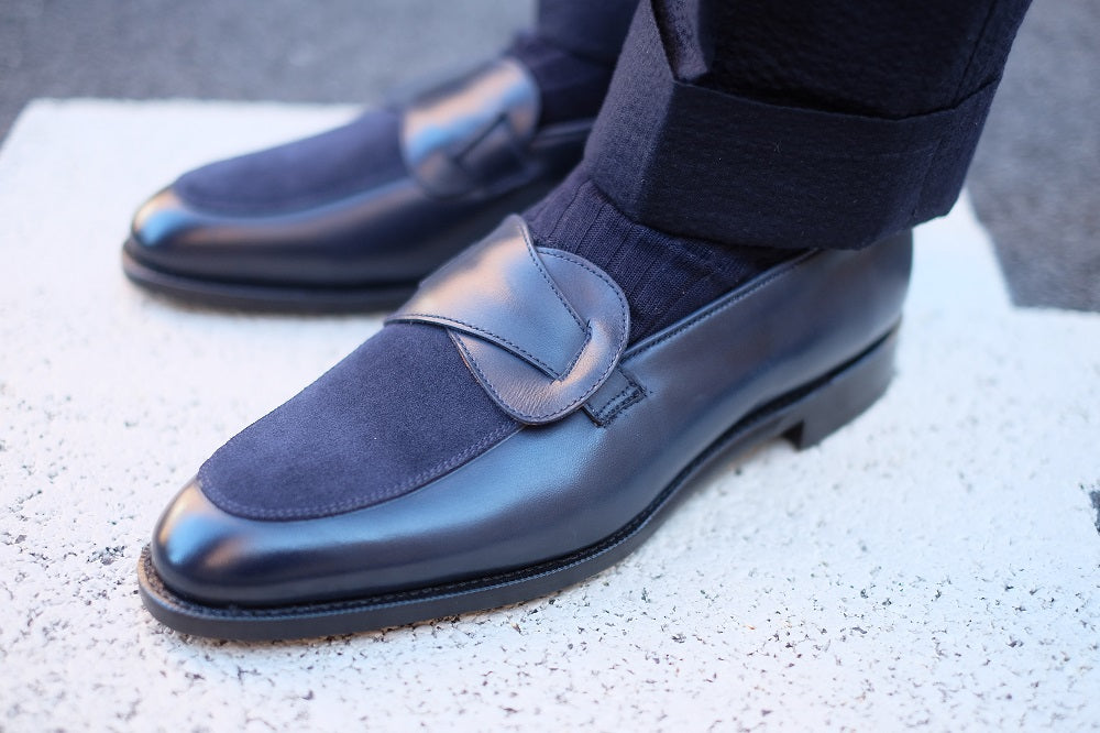 Midnight Calf / Navy Suede Meridian