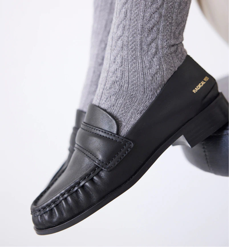 Miro Leather Loafer Black