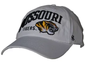 Missouri Tigers Gear for Sports White Curved Flexfit Slouch Hat Cap