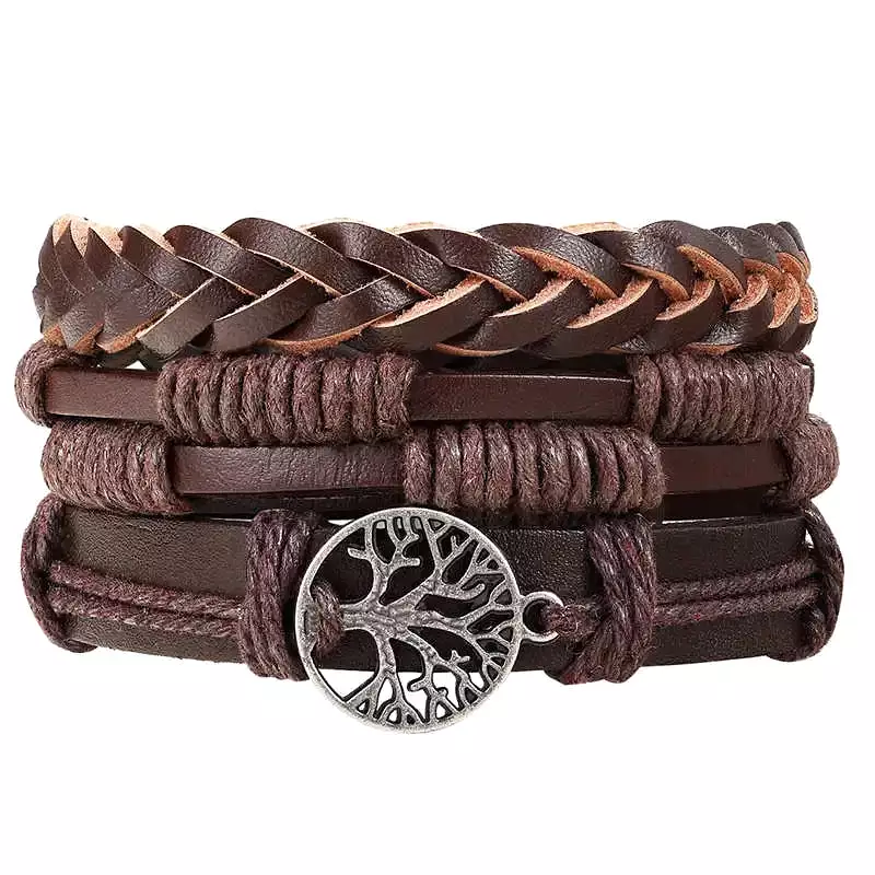 Multilayer Leather Bracelet - Bohemian Style