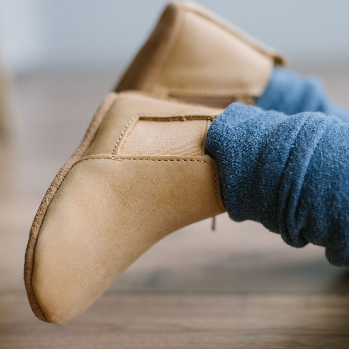 Natural Chelsea Boot with Soft Sole.