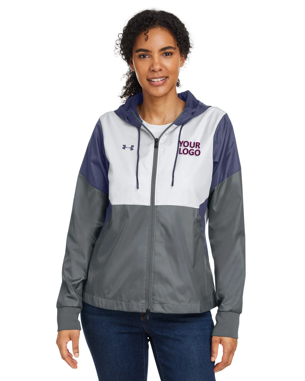 Navy Under Armour Ladies Team Legacy Branded Jackets