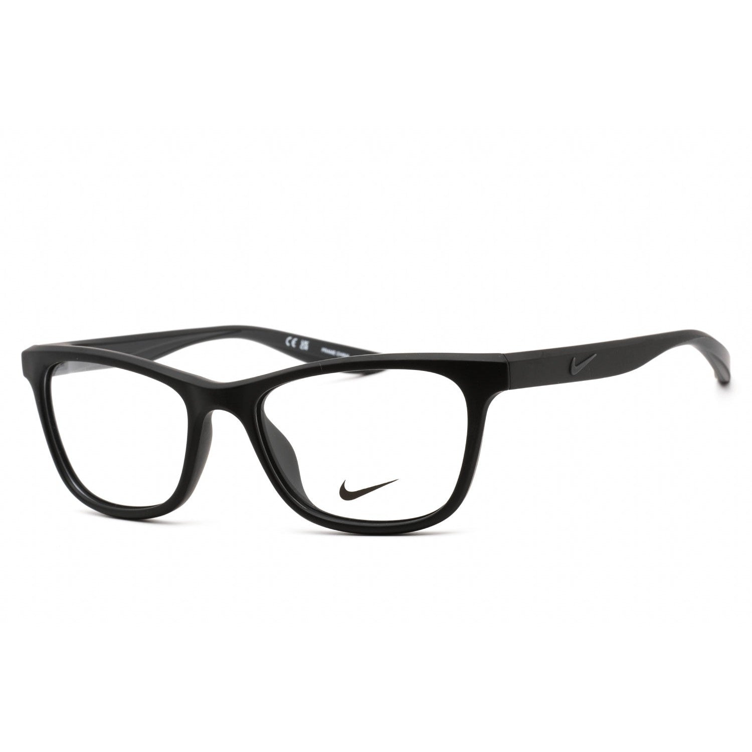 Nike 7047 eyeglasses - matte black - clear lens