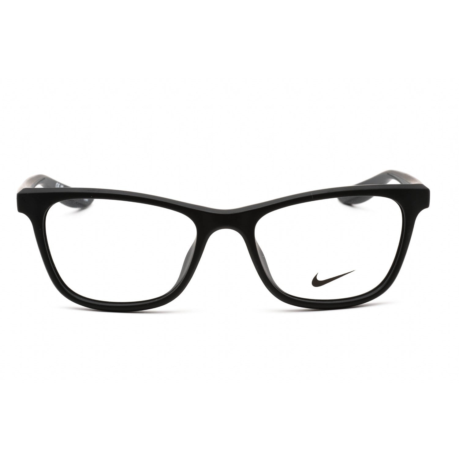 Nike 7047 eyeglasses - matte black - clear lens