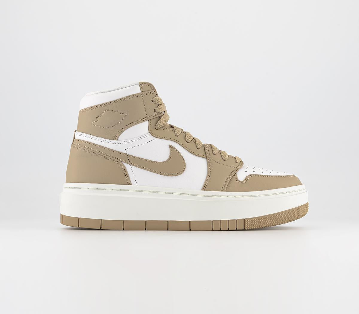 Nike Air Jordan 1 Mid Trainers White Desert Sail