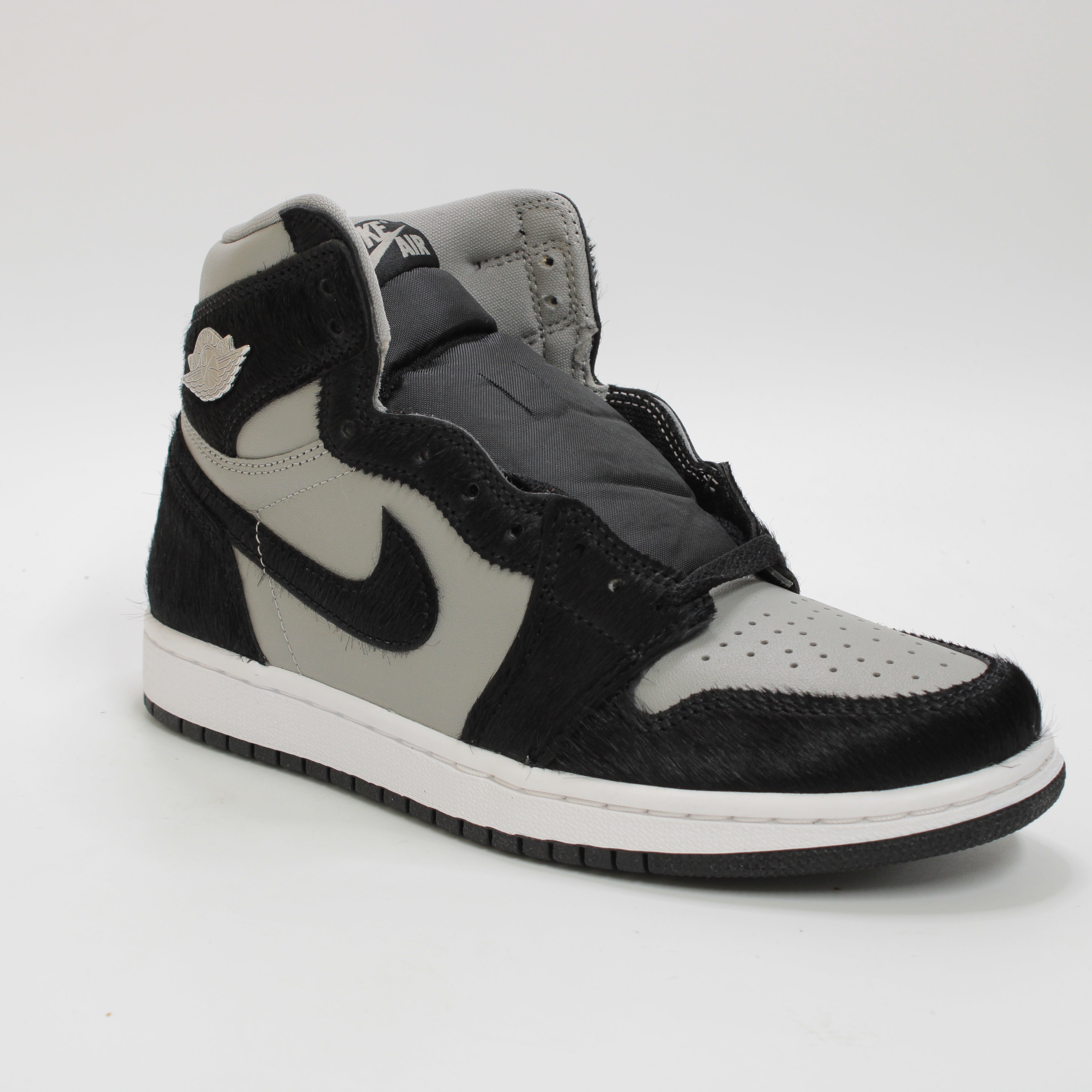 Nike Air Jordan 1 Retro Hi Grey Black White Shoes