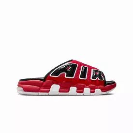 Nike Air More Uptempo University Red White Black Clear coloring style