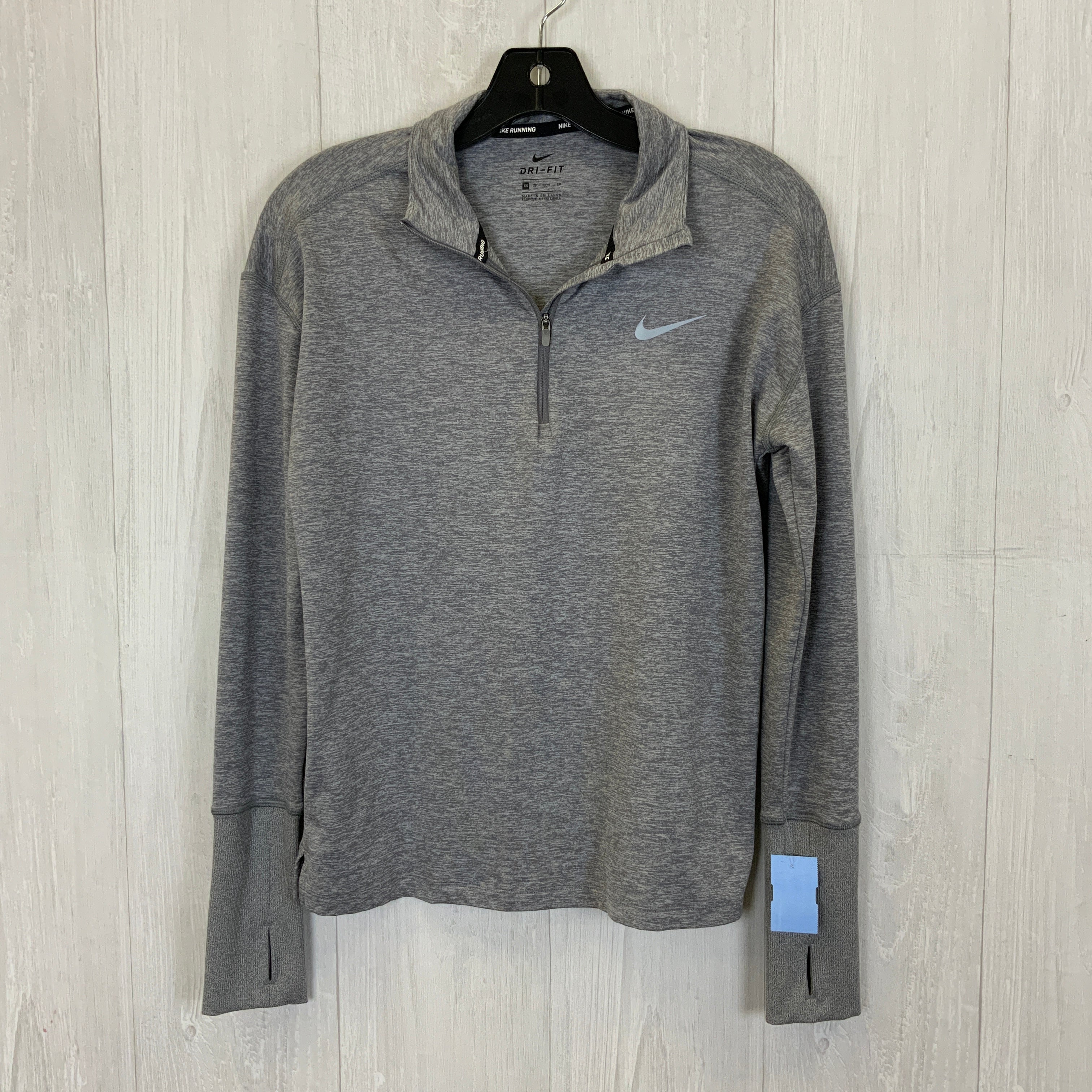 Nike Apparel Long Sleeve Collar Athletic Top XS.