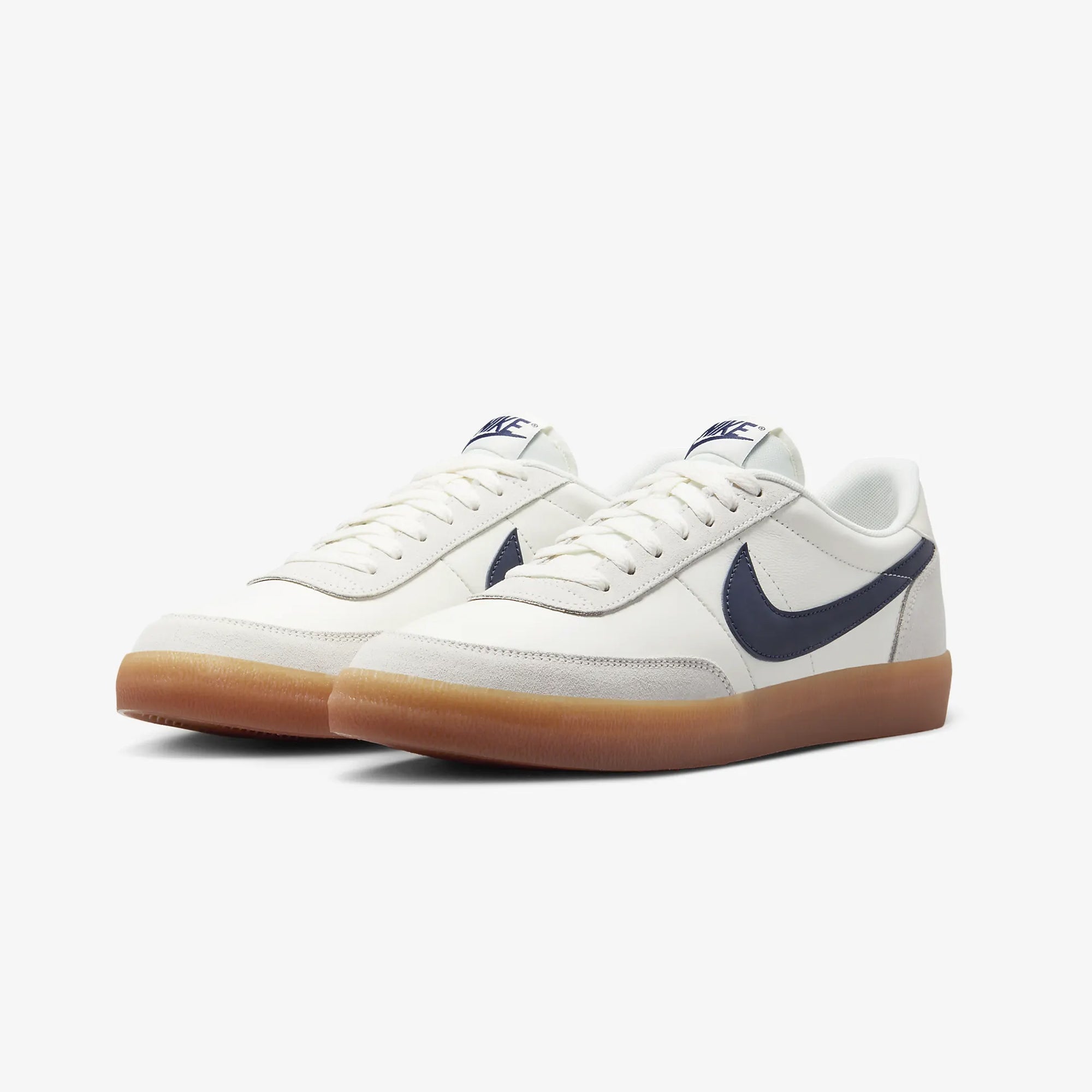 Nike KILLSHOT 2 Leather Sneakers in Sail/Midnight Navy-Gum Yellow