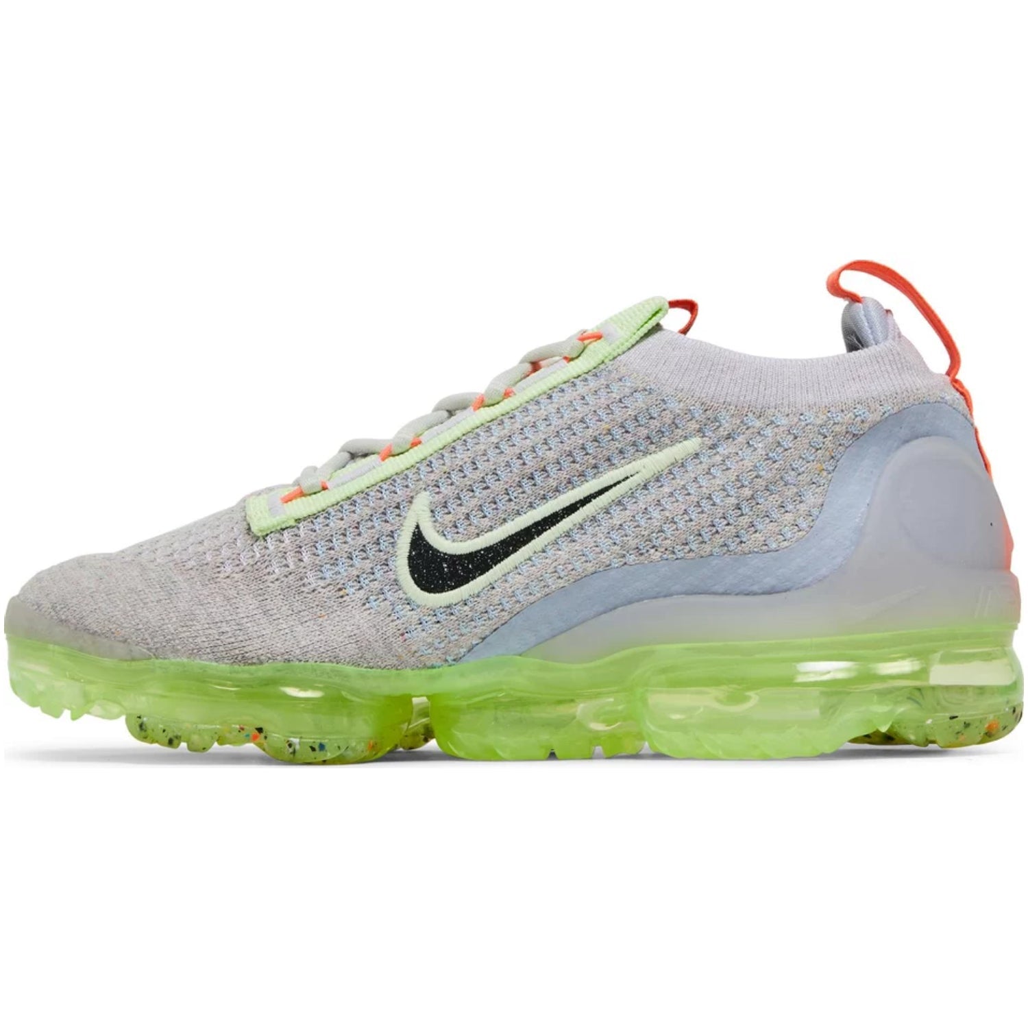 Nike Women's Air VaporMax 2021 Flyknit Light Bone Lime Ice sneakers