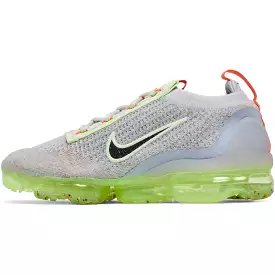 Nike Women's Air VaporMax 2021 Flyknit Light Bone Lime Ice sneakers