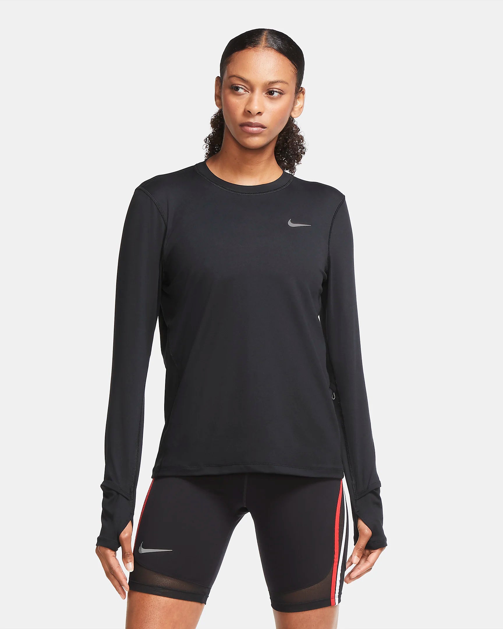 Nike Women's Dri-FIT Element Long Sleeve can be rewritten as Nike Women's Long Sleeve Dri-FIT Element Shirt.