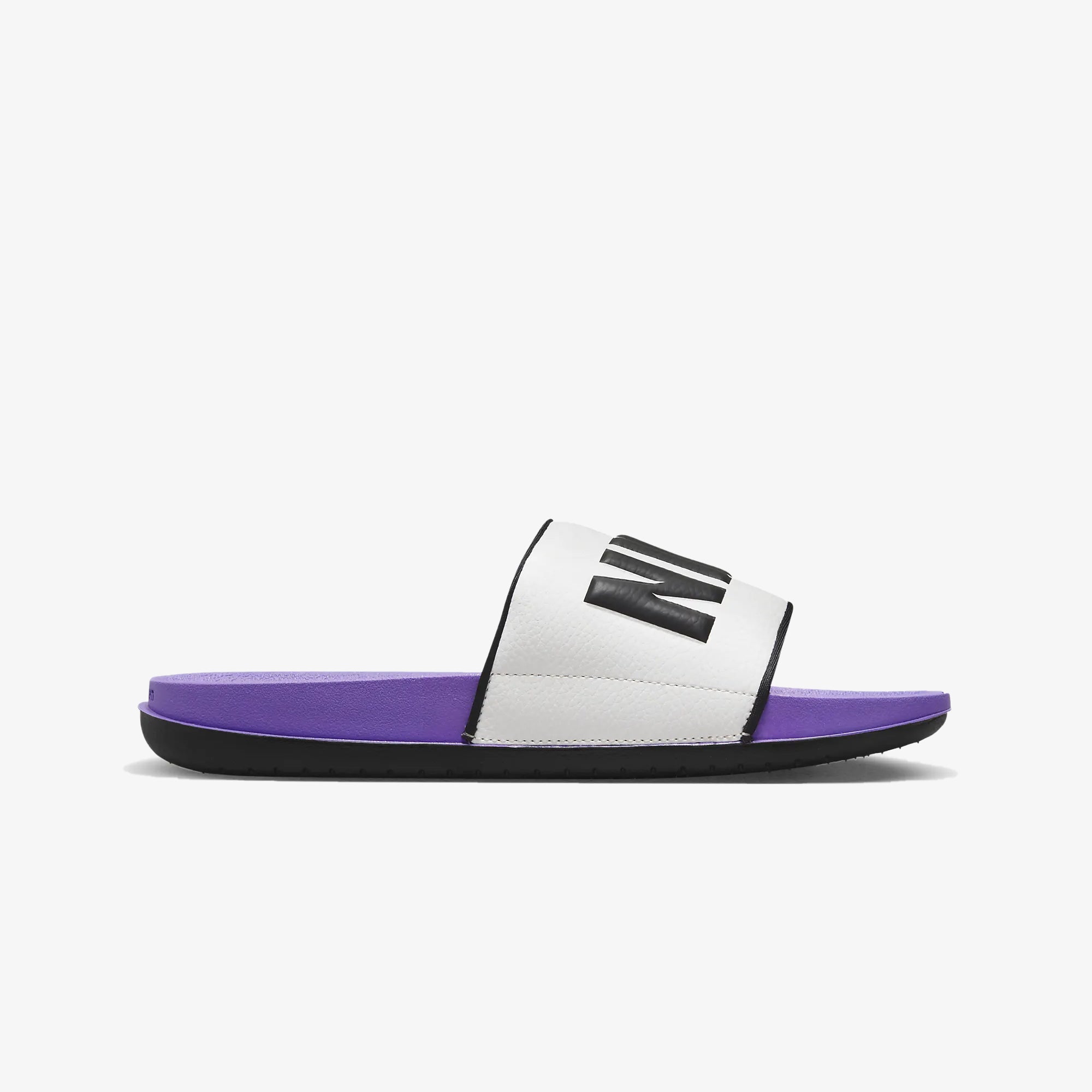 Off-court sneakers in Summit White/Black-Action Grape.