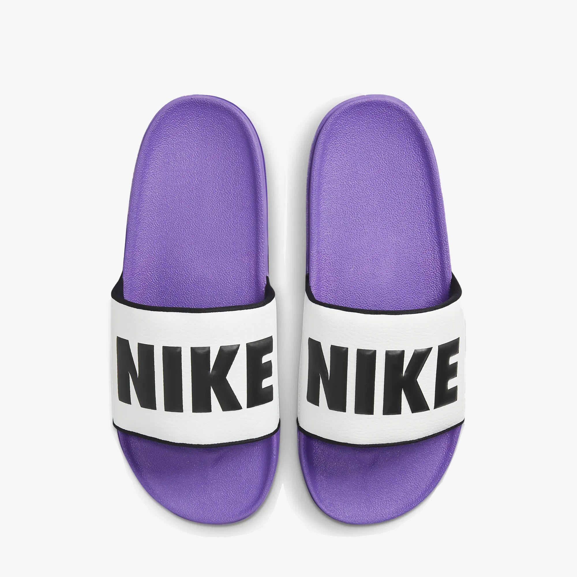 Off-court sneakers in Summit White/Black-Action Grape.