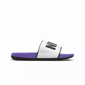 Off-court sneakers in Summit White/Black-Action Grape.