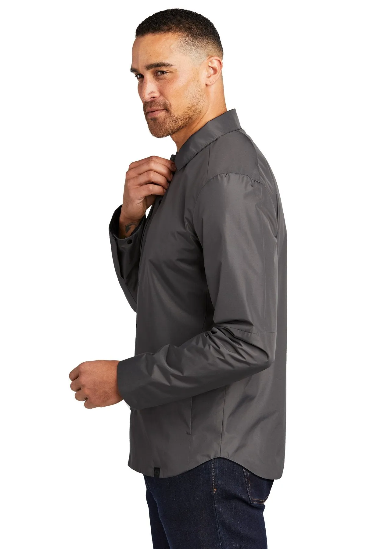 OGIO Gear Grey Reverse Shirt Jacket OG754 - Shop Now.