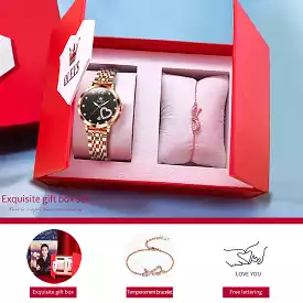 Olevs Women's Watch and Bracelet Set