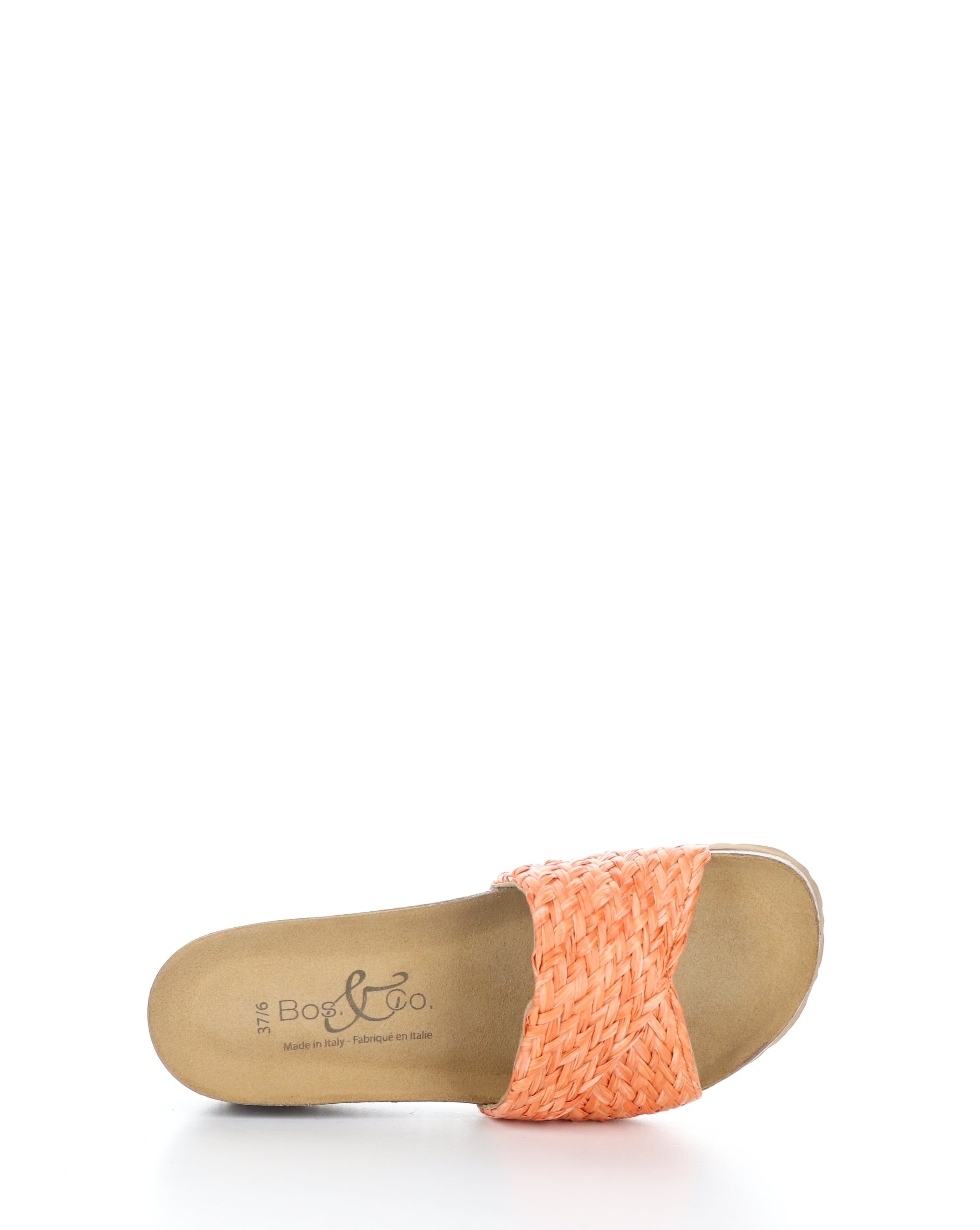 Orange Slip-on Mules Luni