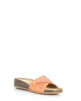 Orange Slip-on Mules Luni