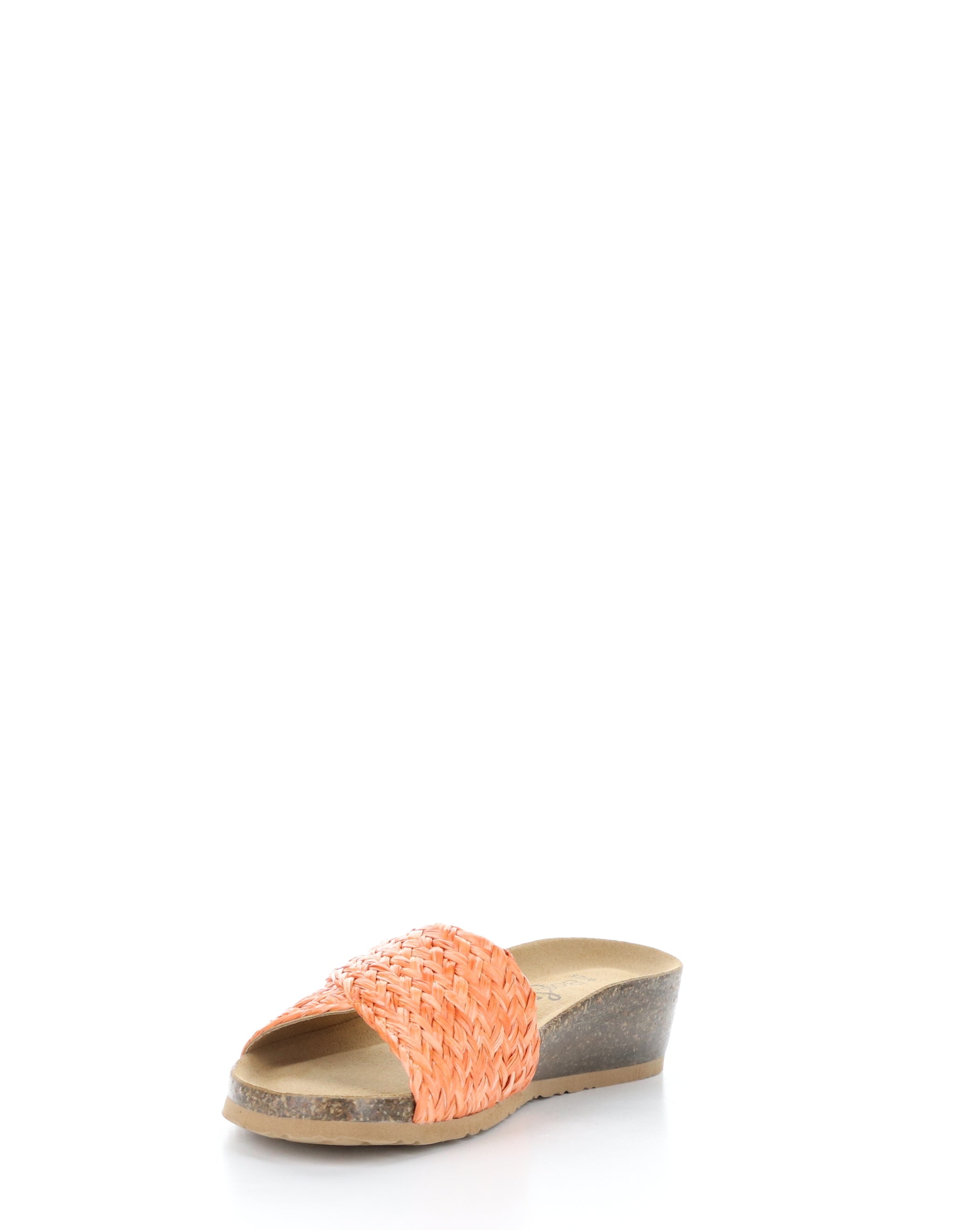 Orange Slip-on Mules Luni