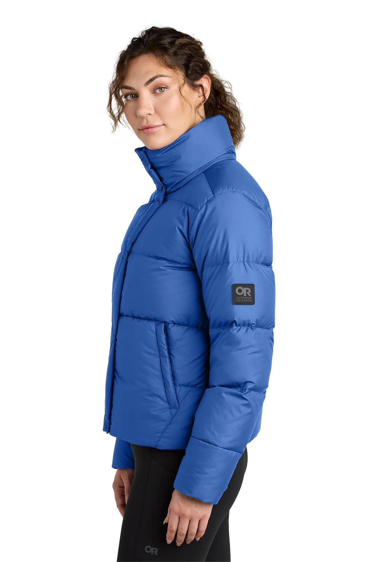 Outdoor Research Womens Coldsnap Down Custom Jackets Galaxy Blue