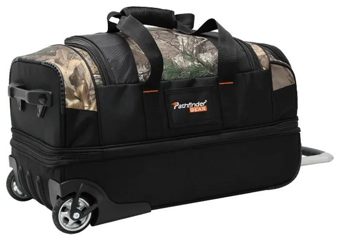 Pathfinder Gear Realtree 22 Drop Bottom Wheeled Duffel