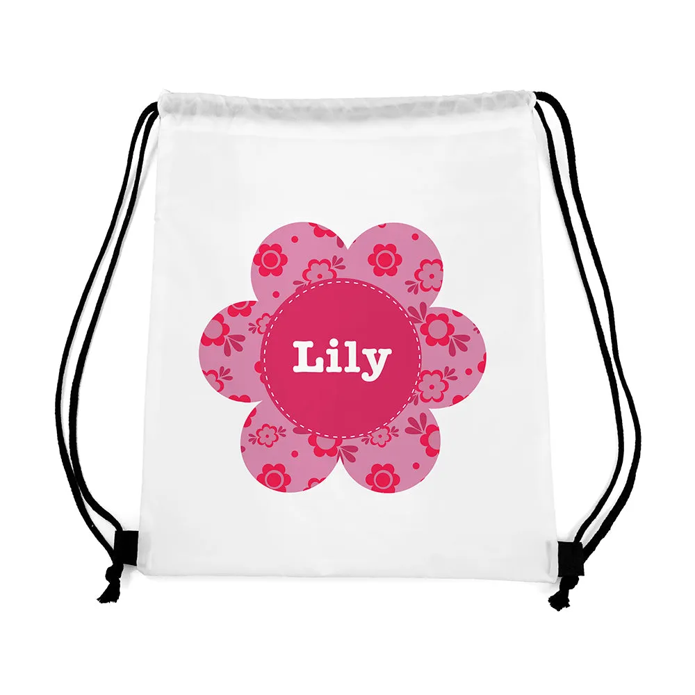 Custom Flower Waterproof Swim Bag