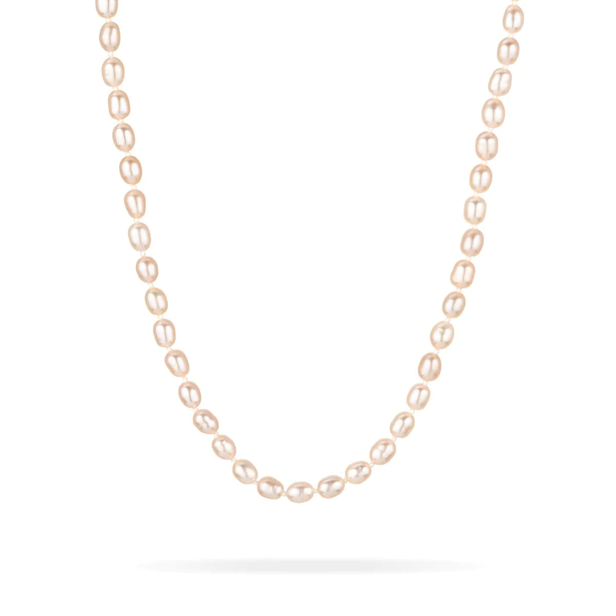 Pink Seed Pearl Necklace