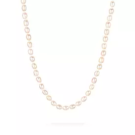 Pink Seed Pearl Necklace