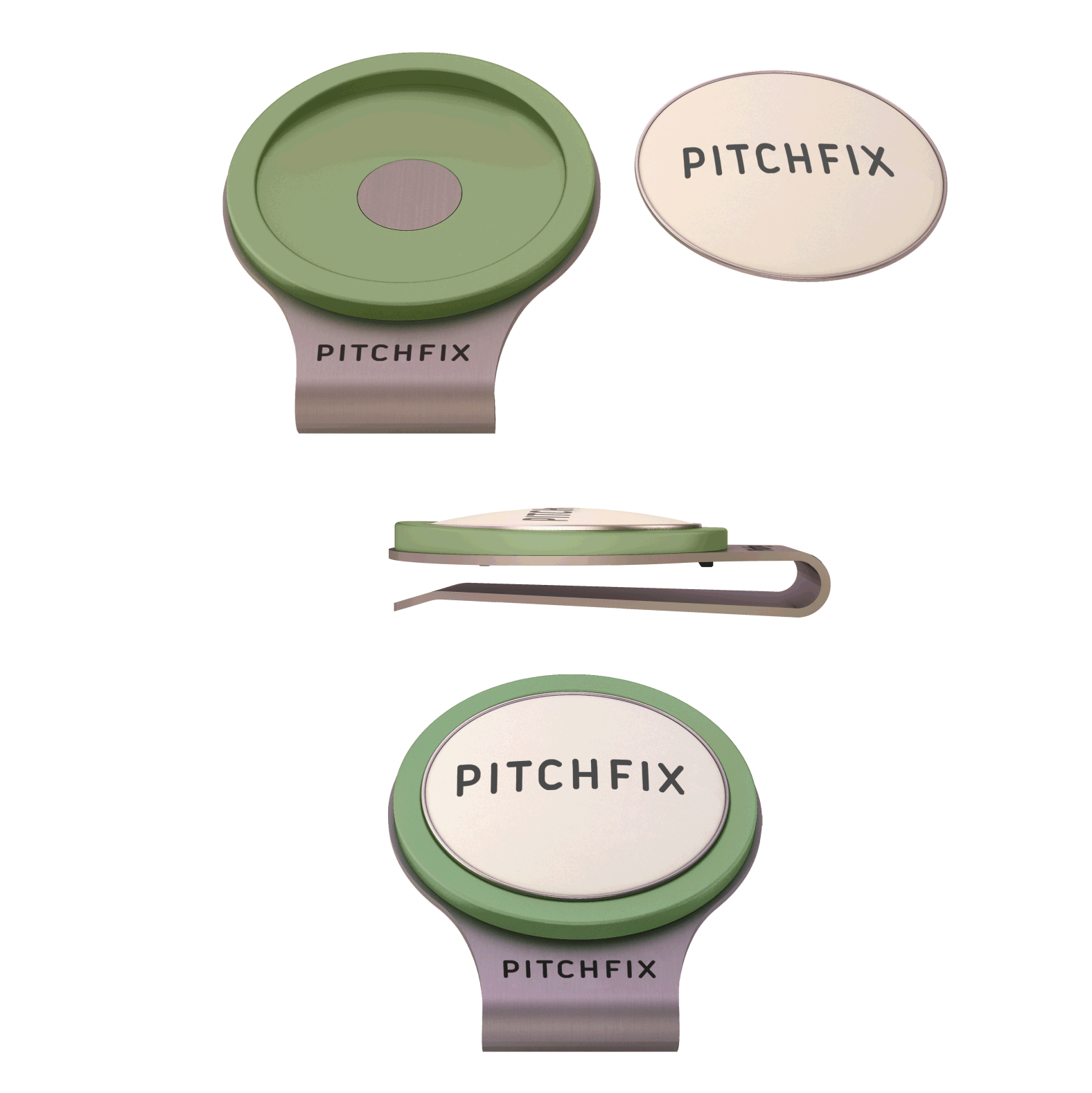 Pitchfix Hat Clip 2.0 - Olive Green