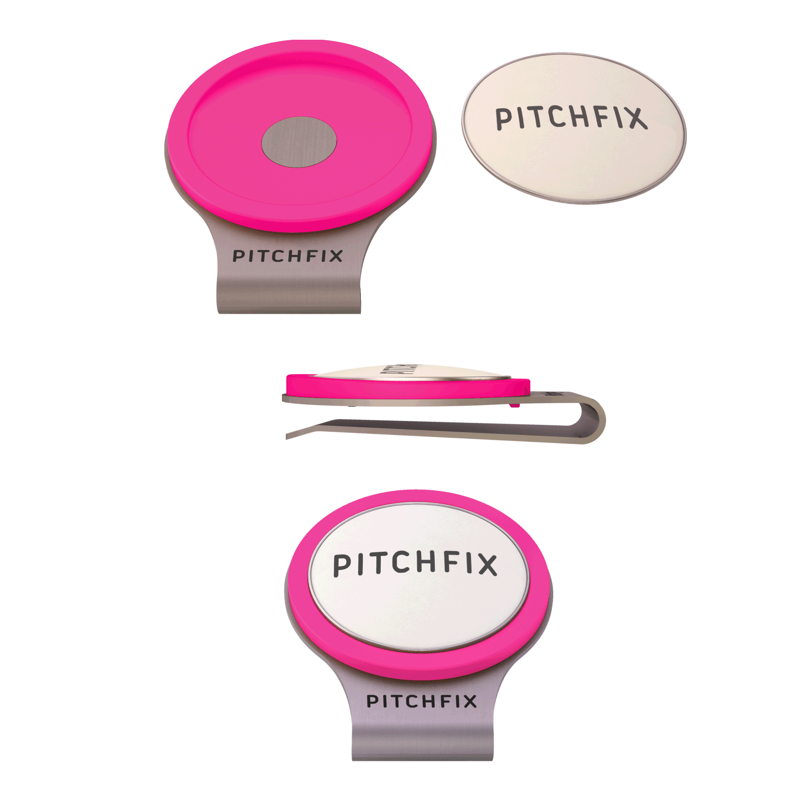 PitchFix Hat Clip 2.0 - Pink