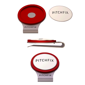 Pitchfix Hat Clip 2.0 - Red | Shop Now