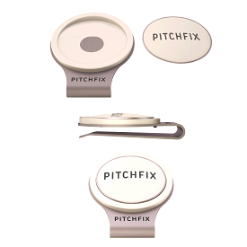 Pitchfix Hat Clip 2.0 - White Golf Accessories