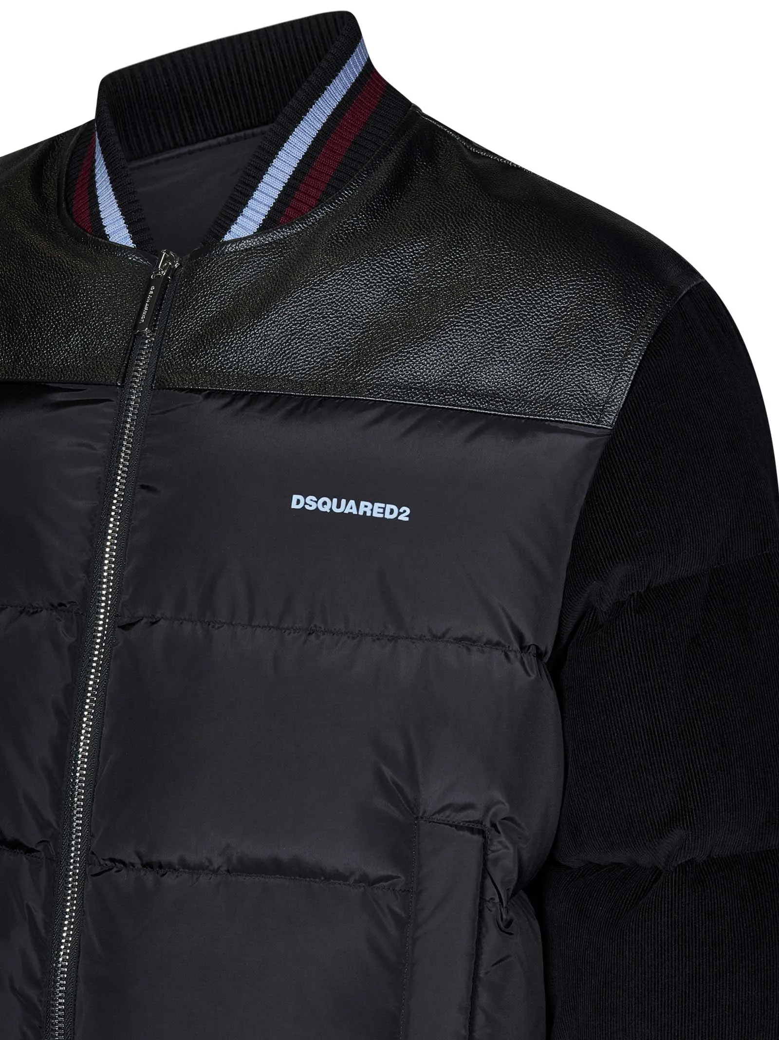 Dsquared2 mixed puffer jacket