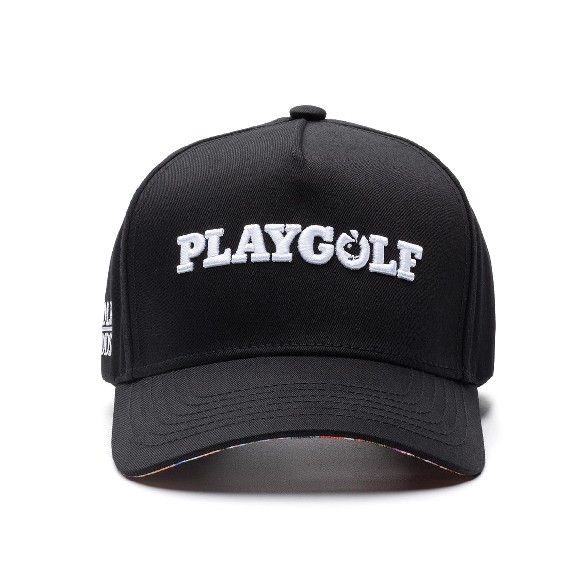 PlayGolf Black SnapBack Golf Hat