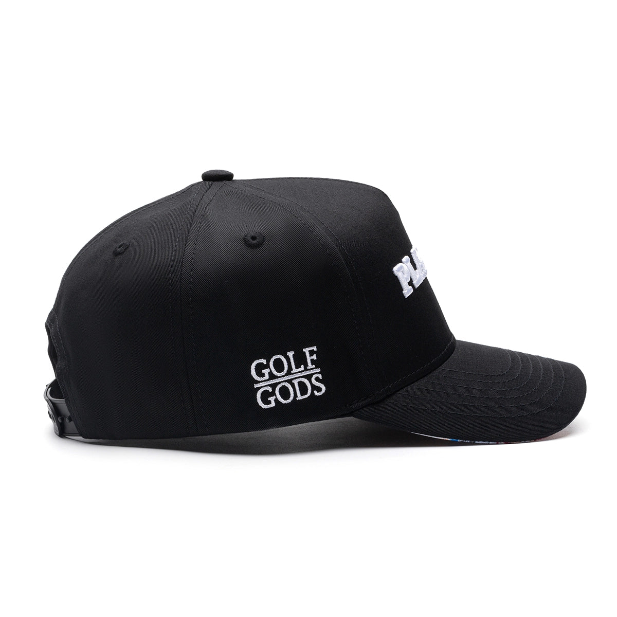 PlayGolf Black SnapBack Golf Hat