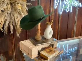 Military Green Felt Hats