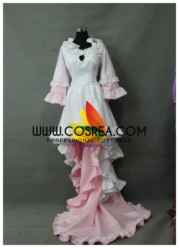 Puella Magi Madoka Ultimate Matte Satin With Lace Trim Cosplay Costume