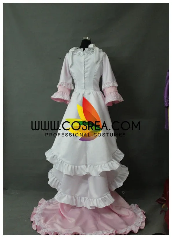 Puella Magi Madoka Ultimate Matte Satin With Lace Trim Cosplay Costume