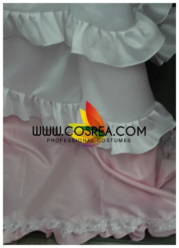 Puella Magi Madoka Ultimate Matte Satin With Lace Trim Cosplay Costume