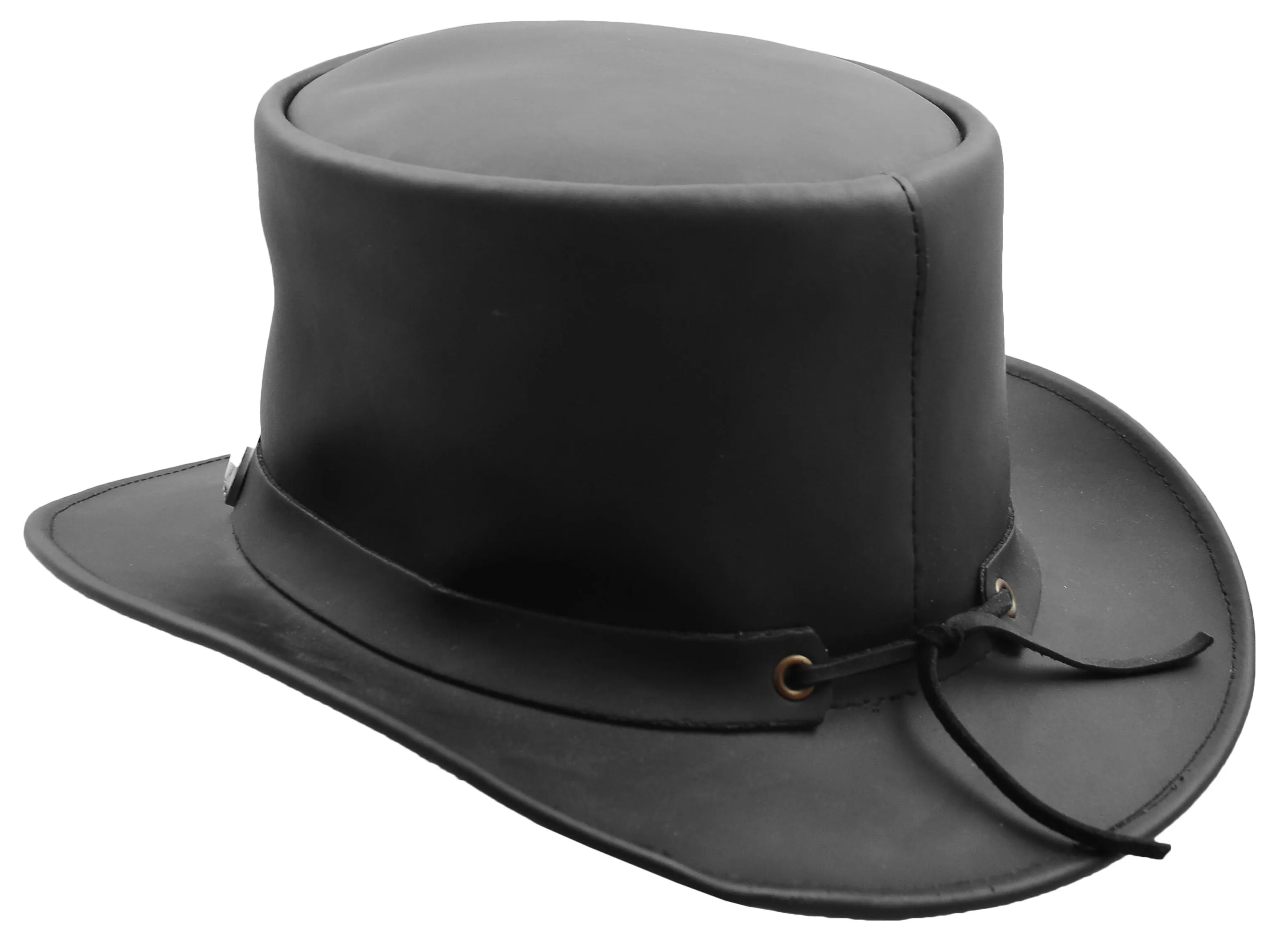 Real Leather Top Hat Buffalo Coins Band Hats HL0011