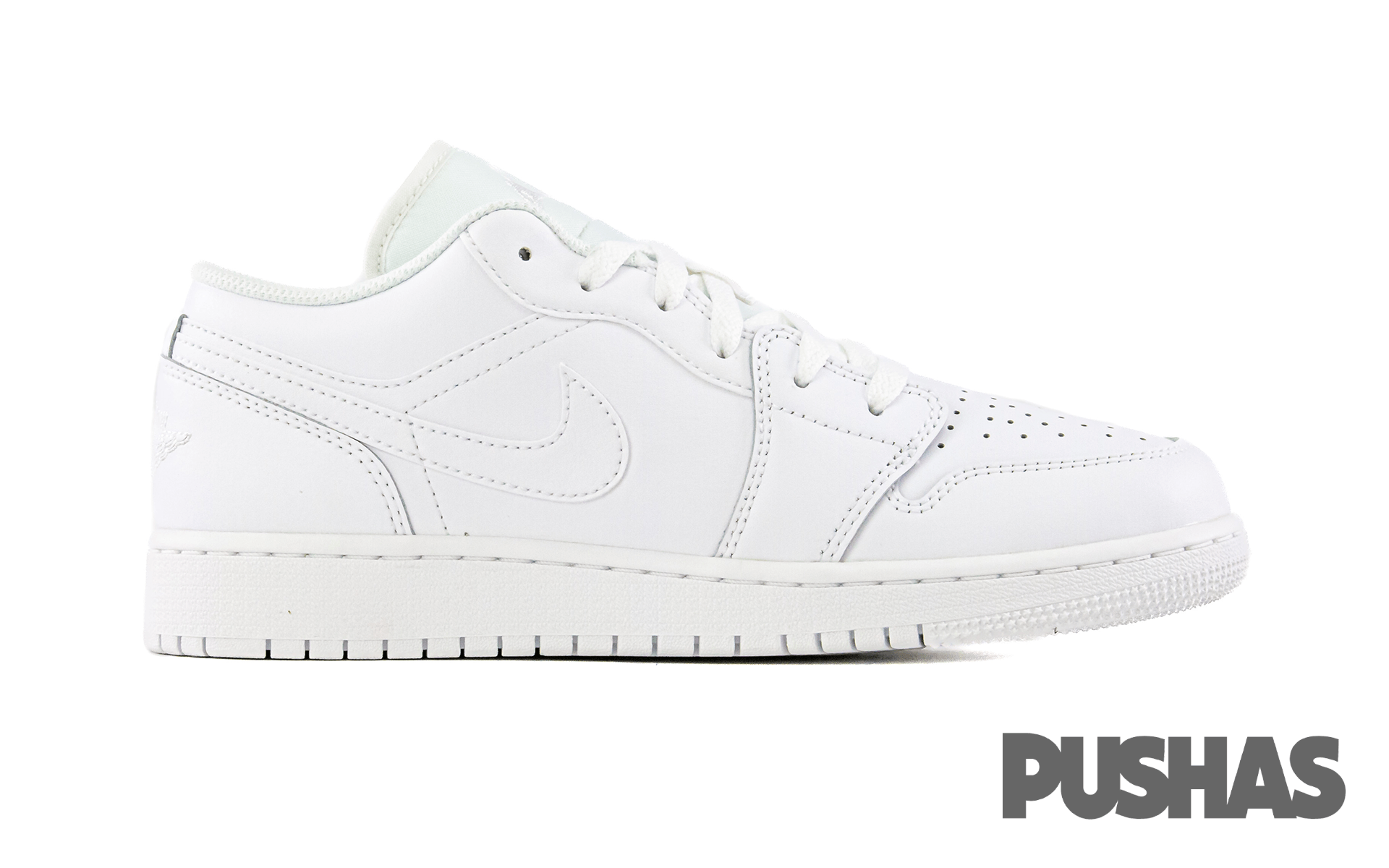 [Refurbished] Air Jordan 1 Low 'Triple White' GS - 2023 Air Jordan 1 Low Triple White GS (Refurbished) | 2023 Release