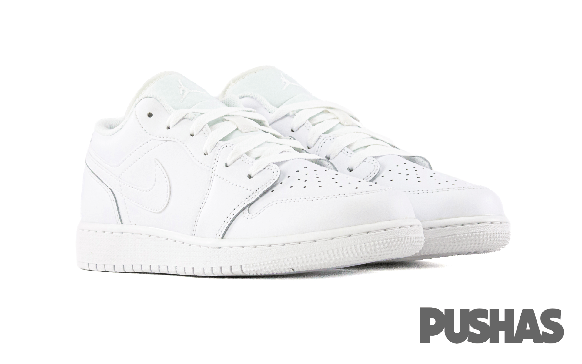 [Refurbished] Air Jordan 1 Low 'Triple White' GS - 2023 Air Jordan 1 Low Triple White GS (Refurbished) | 2023 Release