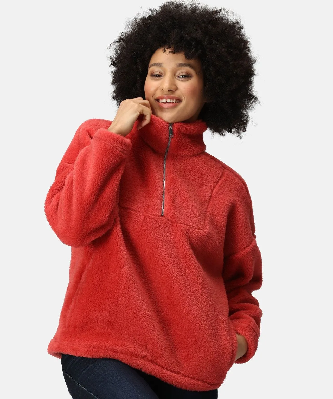 Regatta Zeeke Ladies Fleece with 1/2 Zip Borg