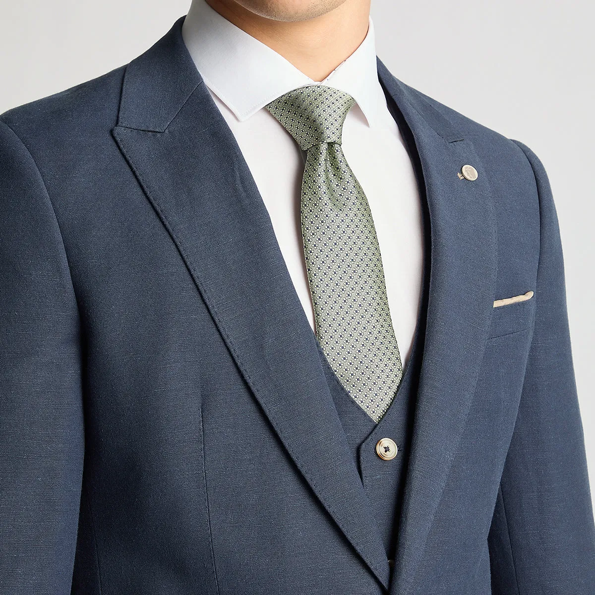 Remus - Blue Linen Blazer - Massa Mix & Match