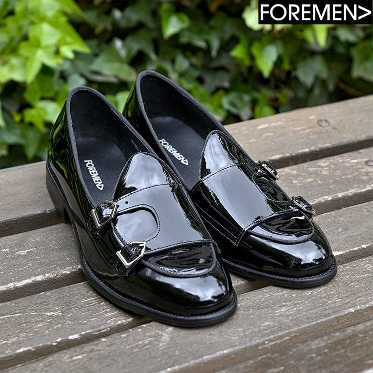 Remy Patent Leather Monk Loafers