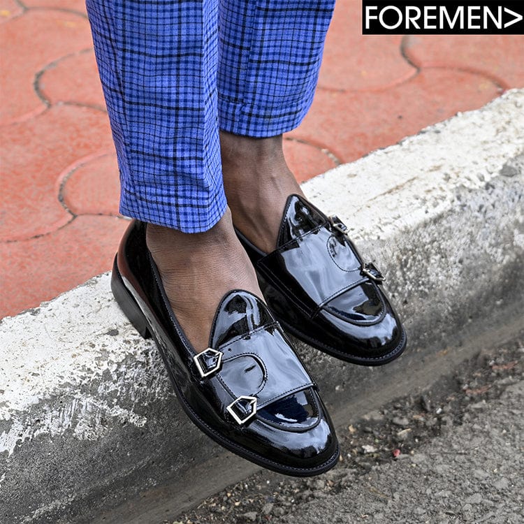 Remy Patent Leather Monk Loafers