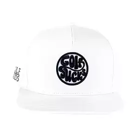 Retro Golf White SnapBack Golf Hat